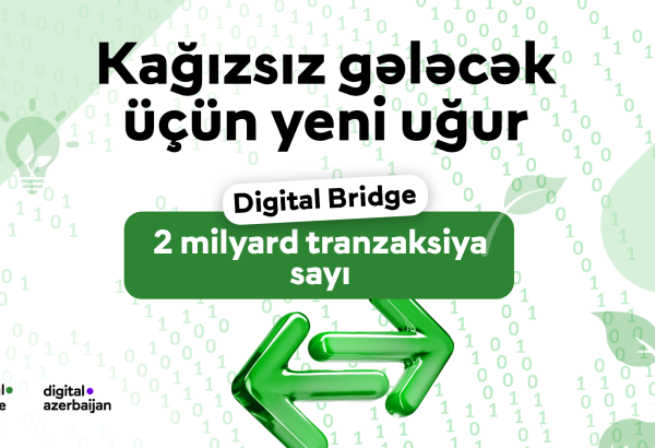 Dövlət qurumları arasında məlumat mübadiləsinin həcmi 2 milyardı keçib