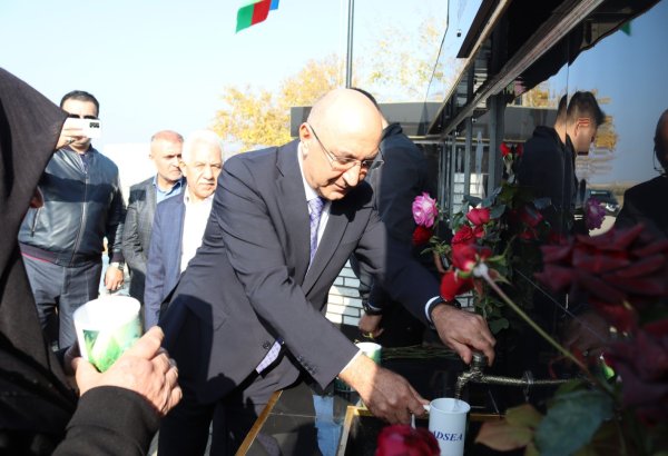 Siyəzən rayonunun Orta Həmyə kəndi fasiləsiz içməli su ilə təmin olunub (FOTO)