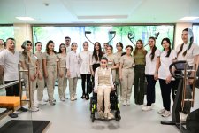 Yeni Klinikada Yeni Robotik Reabilitasiya və Sümük İliyi Transplantasiyası mərkəzlərinin açılış mərasimi olub (FOTO)
