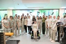 Yeni Klinikada Yeni Robotik Reabilitasiya və Sümük İliyi Transplantasiyası mərkəzlərinin açılış mərasimi olub (FOTO)