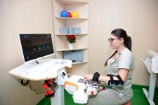 Yeni Klinikada Yeni Robotik Reabilitasiya və Sümük İliyi Transplantasiyası mərkəzlərinin açılış mərasimi olub (FOTO)