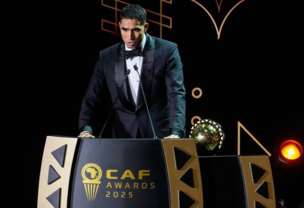 Əşrəf Hakimi Afrikada “İlin oyunçusu” seçilib