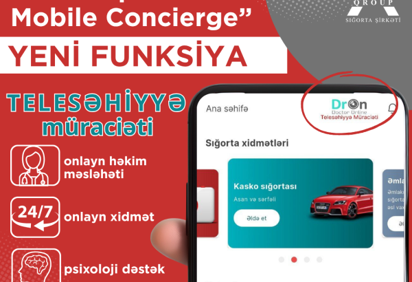 A-Qroup-dan yenilik: mobil proqramda telesəhiyyə!