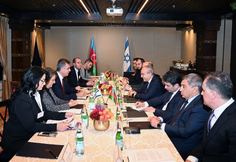 Azərbaycan və İsrail neft-qaz sahəsində birgə fəaliyyətin dərinləşdirilməsini müzakirə ediblər