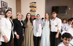 Heydər Əliyev Fondunun vitse-prezidenti Leyla Əliyeva Lənkəranda internat məktəbində olub (FOTO)