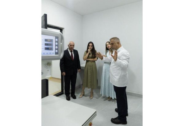 Leyla Əliyeva və Alena Əliyeva Lənkəran Dövlət Universitetinin nəzdində yaradılmış Baytarlıq Klinikası ilə tanış olublar (FOTO)