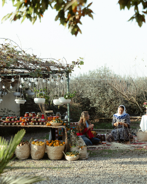 Leyla Əliyeva, Arzu Əliyeva və Alena Əliyeva Lənkəranda fermer təsərrüfatı ilə tanış olublar (FOTO)