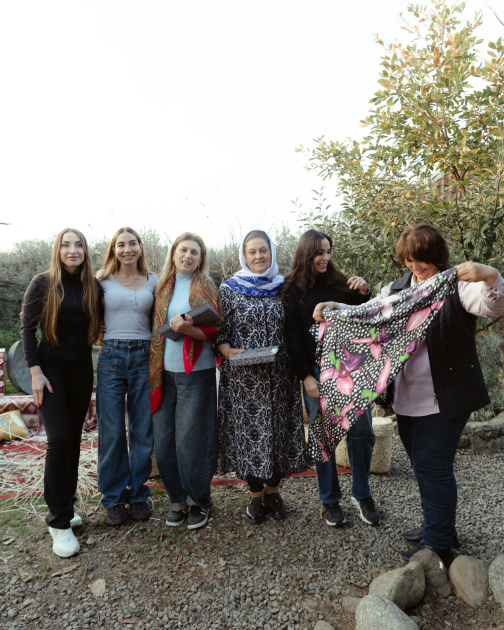 Leyla Əliyeva, Arzu Əliyeva və Alena Əliyeva Lənkəranda fermer təsərrüfatı ilə tanış olublar (FOTO)