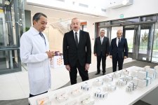 Prezident İlham Əliyev dərman preparatları istehsalı müəssisəsinin açılışında iştirak edib (FOTO)