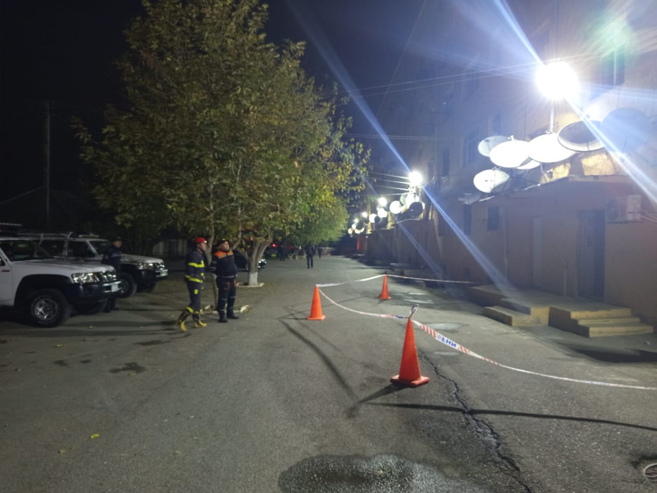 Goranboyda yaşayış binasında uçqun baş verib, xəsarət alanlar var (FOTO/VİDEO)