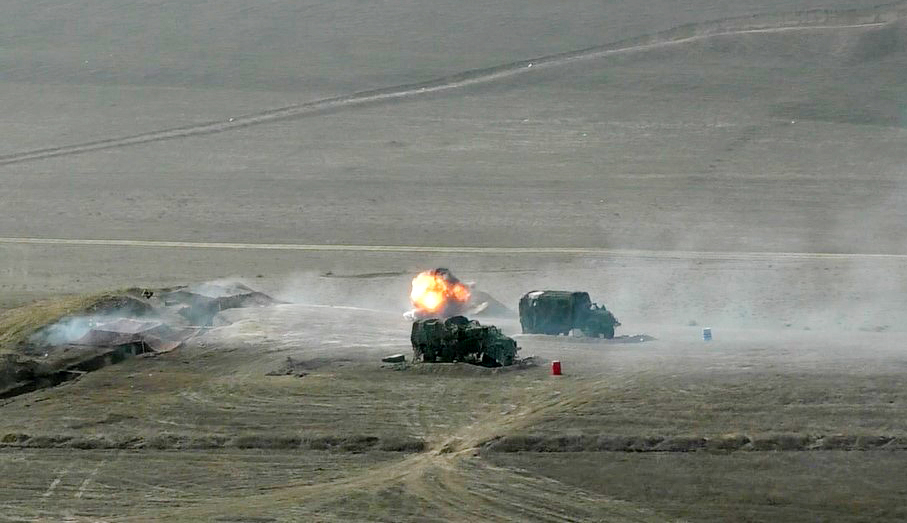 Müdafiə Nazirliyi həftəlik icmalı təqdim edib (VİDEO)