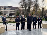 Kəmran Əliyevin rəhbərlik etdiyi nümayəndə heyəti Rumıniyada işğüzar səfərdədir (FOTO)