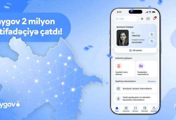 “mygov” platformasından istifadə edən vətəndaşların sayı 2 milyonu ötüb