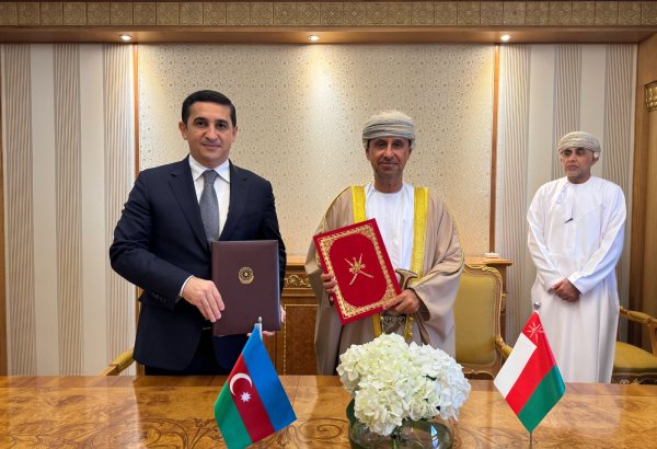 Azərbaycan və Oman ədliyyə sahəsində Anlaşma Memorandumu imzalayıb