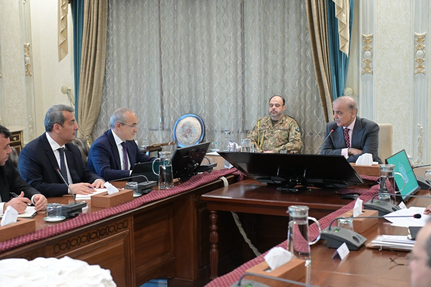 Pakistanın Baş naziri Azərbaycanın iqtisadiyyat nazirini qəbul edib (FOTO)