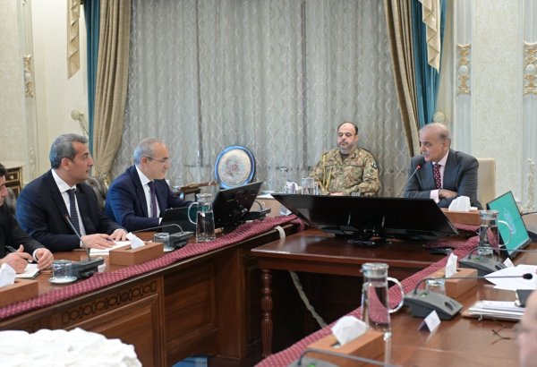 Pakistanın Baş naziri Azərbaycanın iqtisadiyyat nazirini qəbul edib (FOTO)