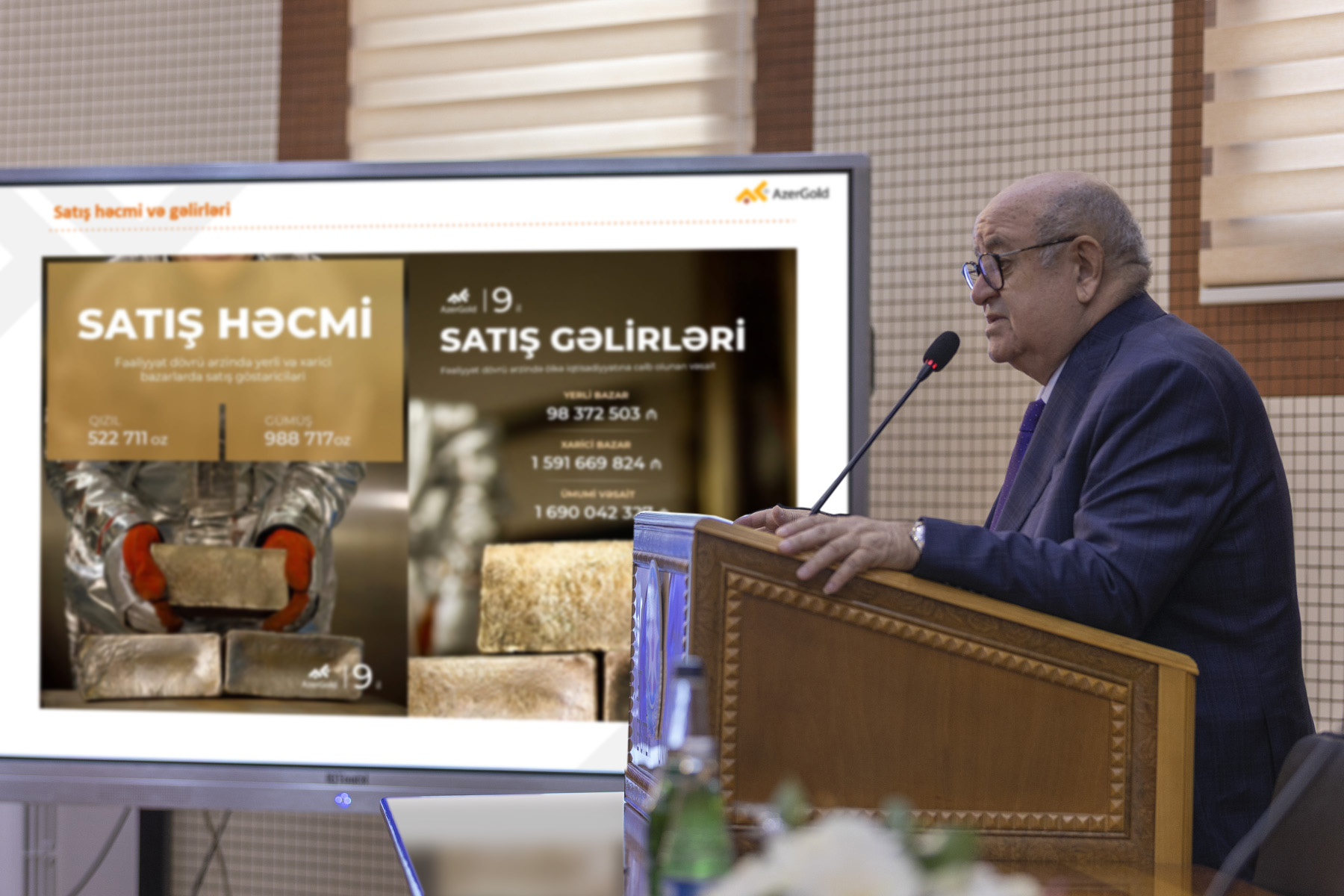 “AzerGold” QSC-nin müşaviri Bakı Dövlət Universitetində təqdimatla çıxış edib (FOTO)