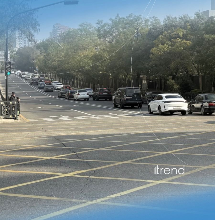 Bakının bu küçəsində zolaqlar yenidən təşkil olunur