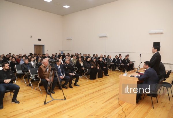 Xudat şəhərində səyyar qəbul keçirilib (FOTO)
