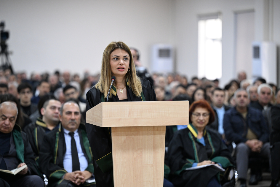 Ermənistan vətəndaşlarının məhkəməsində 6 təqsirləndirilən şəxsin vəkili müdafiə çıxışı edib (FOTO)