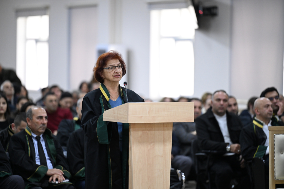 Ermənistan vətəndaşlarının məhkəməsində 6 təqsirləndirilən şəxsin vəkili müdafiə çıxışı edib (FOTO)