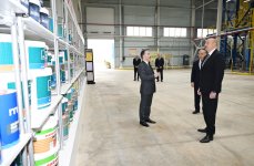 Prezident İlham Əliyev “AZWOOL” mineral daş yunu zavodunun açılışında iştirak edib (FOTO/VİDEO)