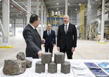Prezident İlham Əliyev “AZWOOL” mineral daş yunu zavodunun açılışında iştirak edib (FOTO/VİDEO)