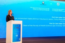 Səhiyyə naziri TDT Tibb bacısı və Mamalıq sahələri üzrə I Beynəlxalq elmi-praktik konfransında çıxış edib (FOTO)