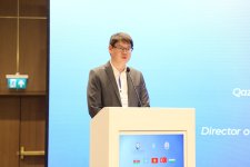 Səhiyyə naziri TDT Tibb bacısı və Mamalıq sahələri üzrə I Beynəlxalq elmi-praktik konfransında çıxış edib (FOTO)