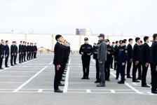 Vilayət Eyvazov sıra baxışı keçirib (FOTO)