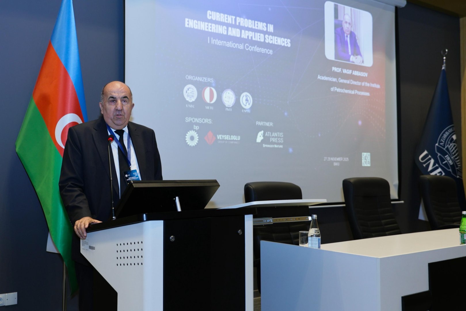 UNEC-də "Mühəndislik və Tətbiqi Elmlərin Aktual Problemləri" adlı I beynəlxalq elmi-praktiki konfrans (ICCPEAS 2025) öz işinə başlayıb