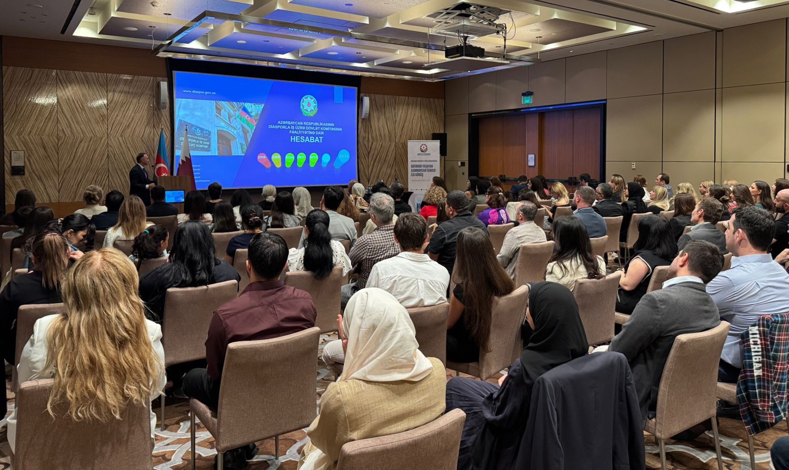 Qətərdə yaşayan Azərbaycan icması ilə görüş keçirilib (FOTO)