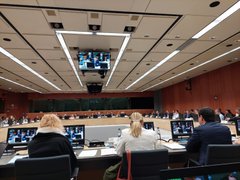 Hikmət Hacıyev Aİ Siyasi və Təhlükəsizlik Komitəsi ilə görüşüb (FOTO)