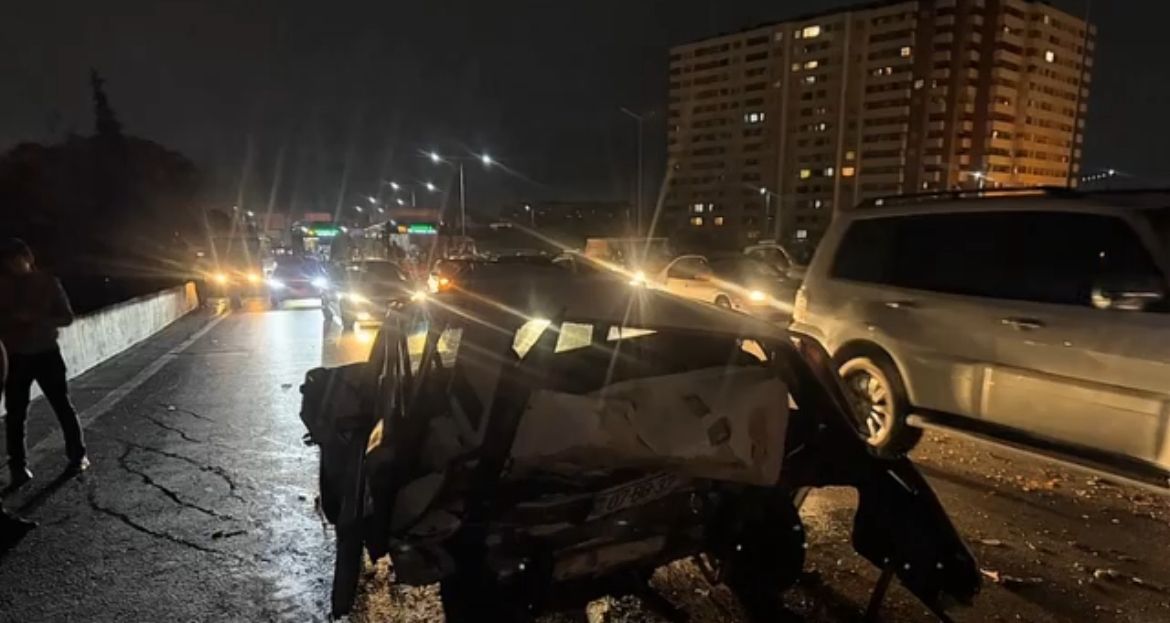 Bakı-Sumqayıt magistralında zəncirvari qəza baş verib