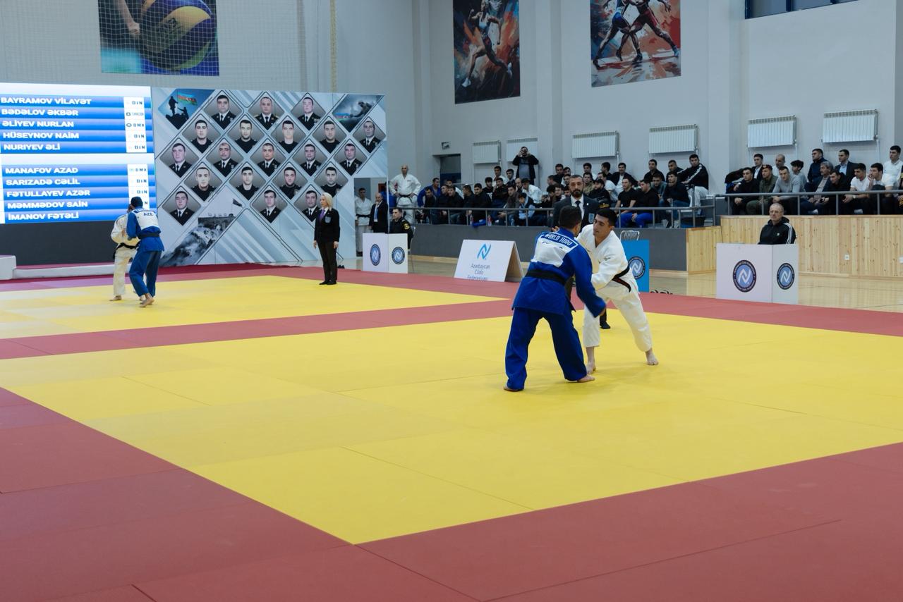 Antiterror şəhidlərinin xatirəsinə həsr olununan DİN-in cüdo üzrə açıq çempionatı keçirilib (FOTO)