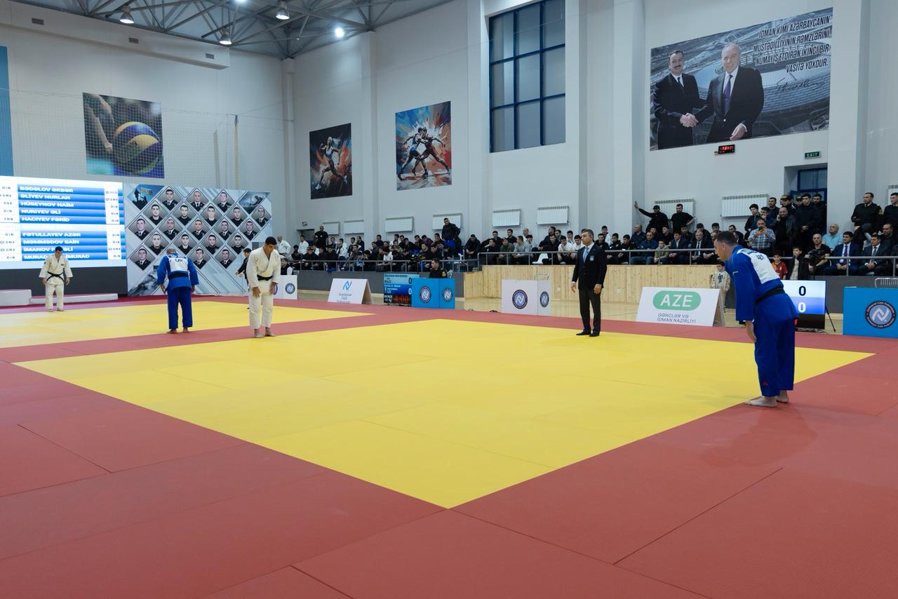 Antiterror şəhidlərinin xatirəsinə həsr olununan DİN-in cüdo üzrə açıq çempionatı keçirilib (FOTO)