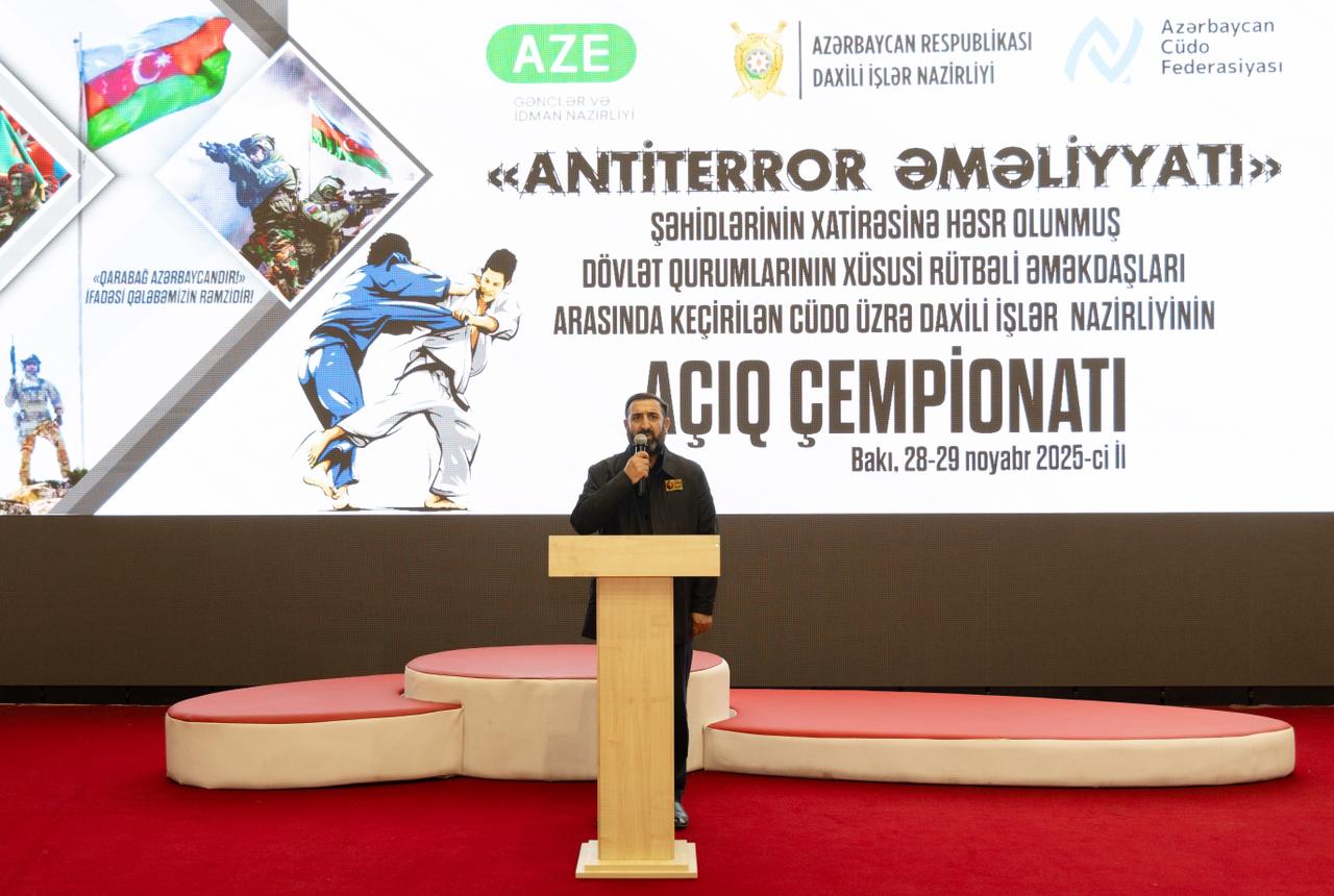 Antiterror şəhidlərinin xatirəsinə həsr olununan DİN-in cüdo üzrə açıq çempionatı keçirilib (FOTO)