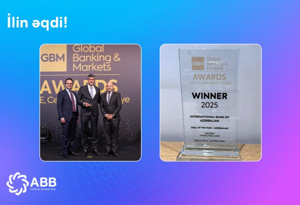 ABB “İlin əqdi” mükafatını qazandı!
