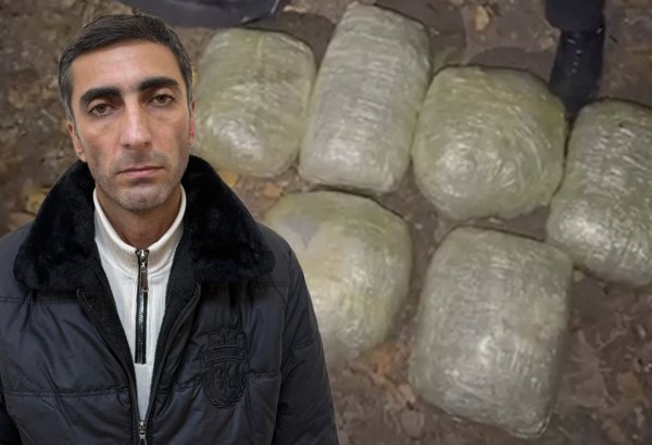 Narkokuryerdən 13 kiloqram marixuana aşkarlanıb