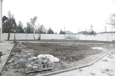 Xudat şəhərində əsaslı təmir olunan Heydər Əliyev adına parkda son tamamlanma işləri görülür (FOTO)