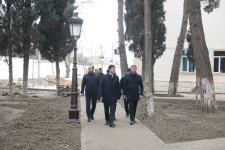 Xudat şəhərində əsaslı təmir olunan Heydər Əliyev adına parkda son tamamlanma işləri görülür (FOTO)