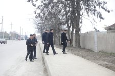 Xudat şəhərində əsaslı təmir olunan Heydər Əliyev adına parkda son tamamlanma işləri görülür (FOTO)