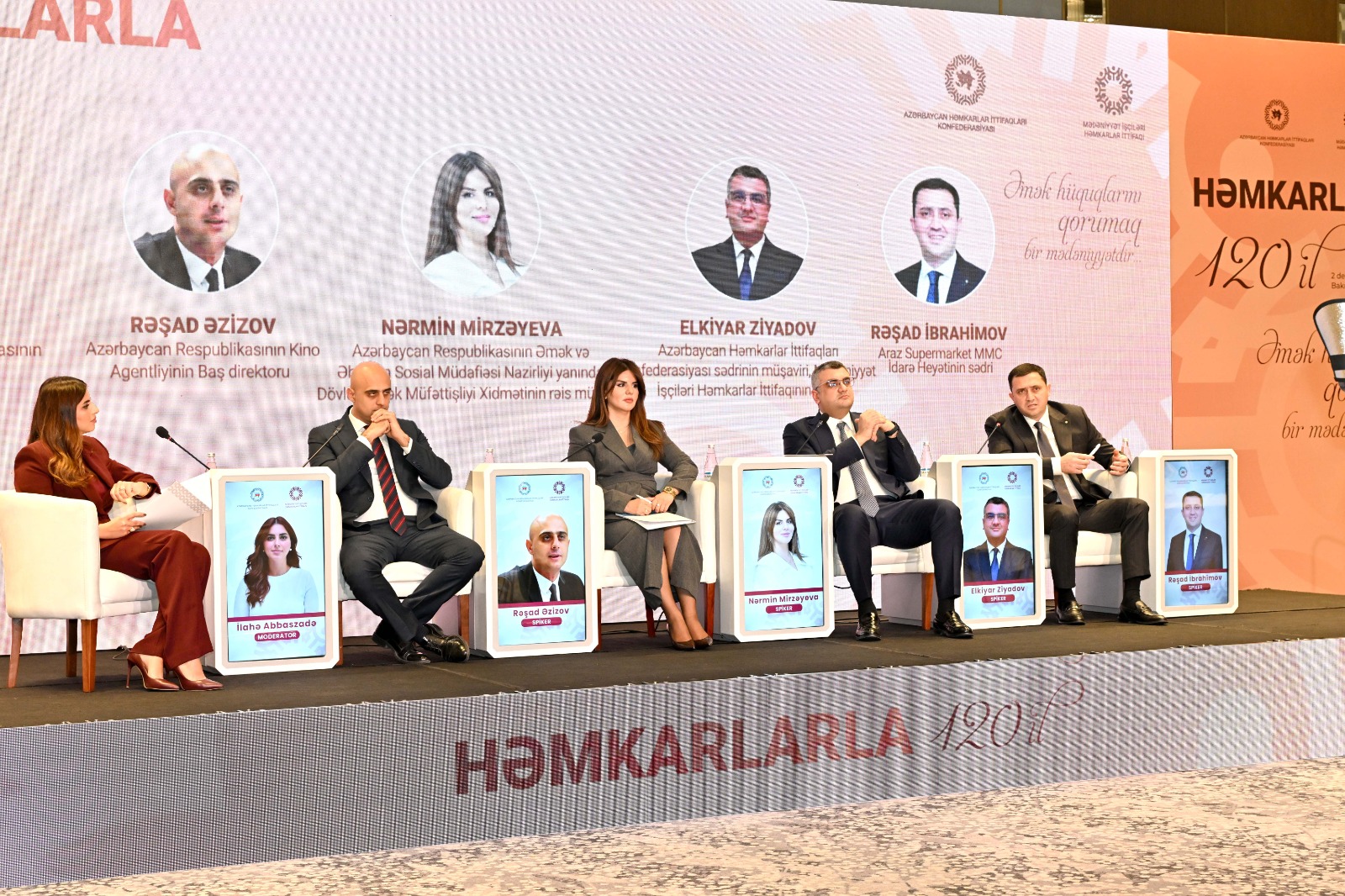 Mədəniyyət İşçiləri Həmkarlar İttifaqının 120 illiyi qeyd olunub (FOTO)