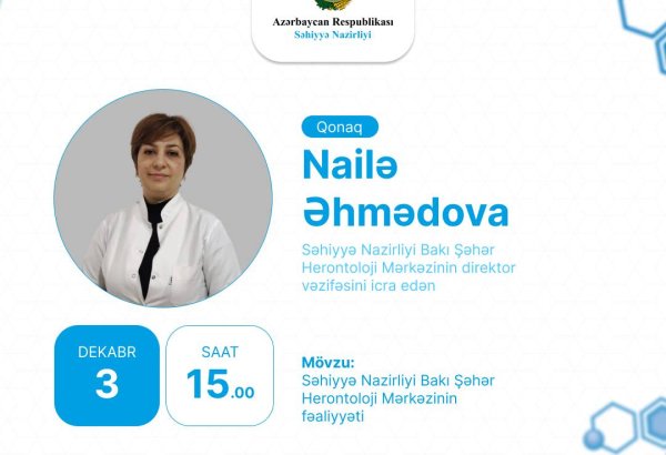 Herontoloji Mərkəzə son 5 ildə müraciət edənlərin sayı açıqlanıb