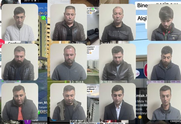 MİDA mənzillərinin qanunsuz satışını təşkil edən 12 nəfər saxlanılıb (FOTO)