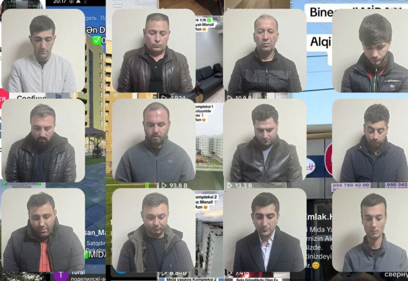 MİDA mənzillərinin qanunsuz satışını təşkil edən 12 nəfər saxlanılıb (FOTO)