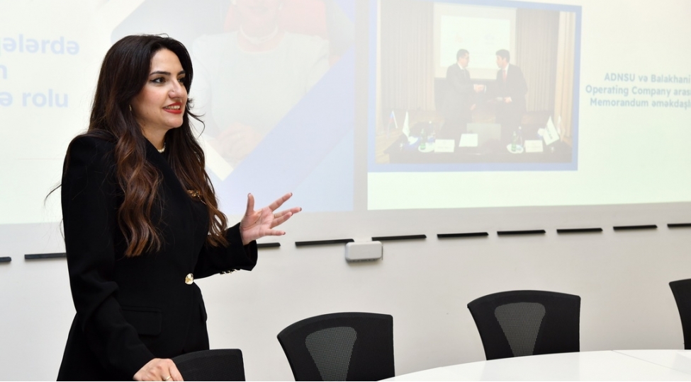 ADNSU sənaye tərəfdaşları ilə tələbələrin bacarıqlarını artırır (FOTO)