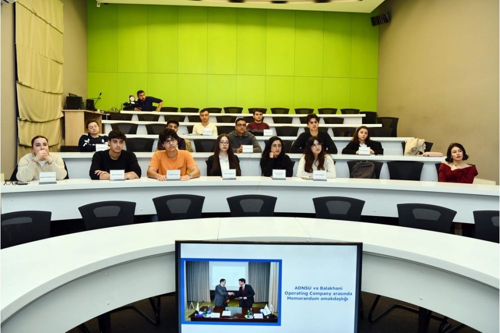 ADNSU sənaye tərəfdaşları ilə tələbələrin bacarıqlarını artırır (FOTO)