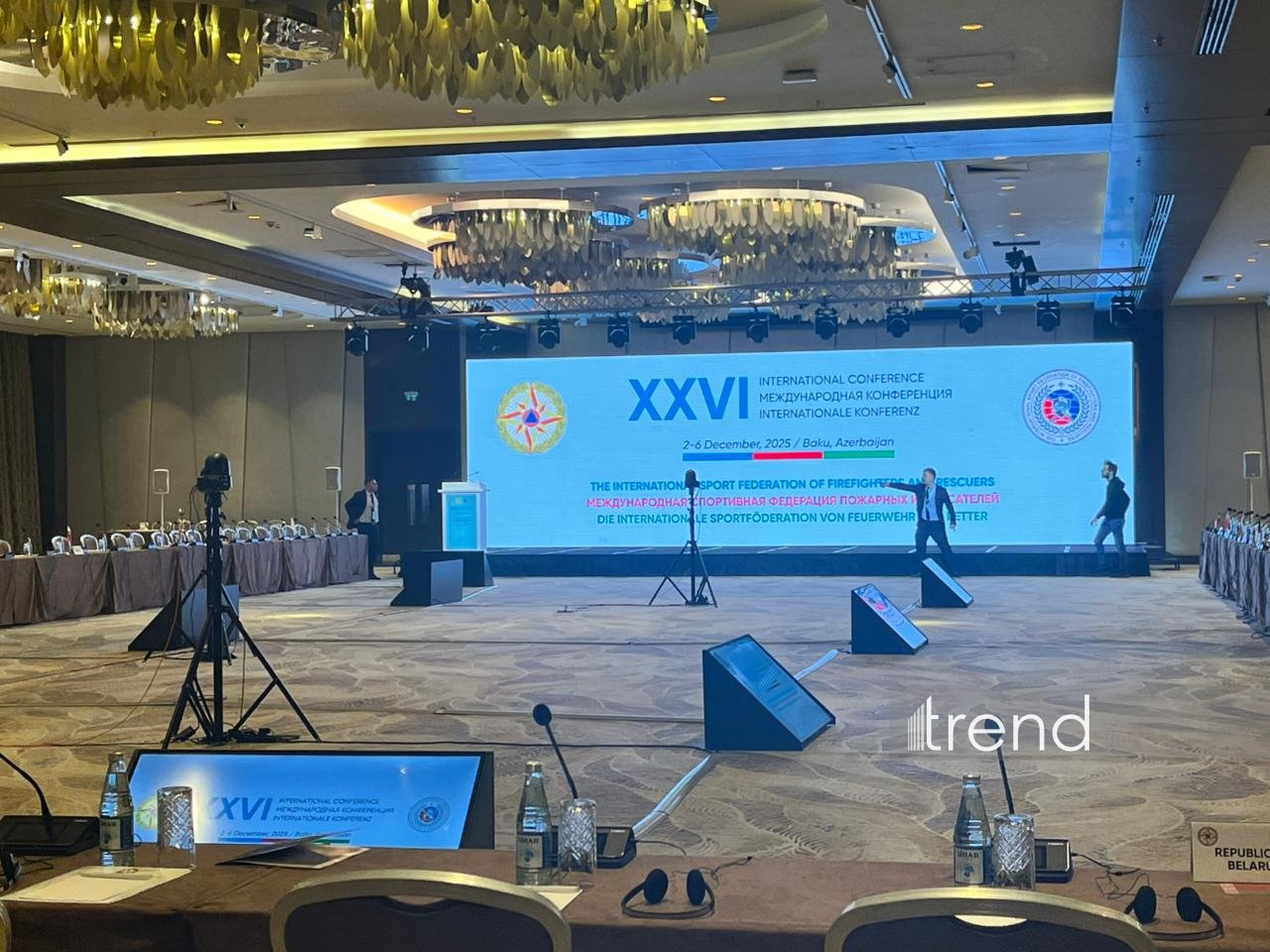 Bakıda yanğın-xilasetmə xidmətləri rəhbərlərinin XXVI Beynəlxalq Konfransı keçirilir