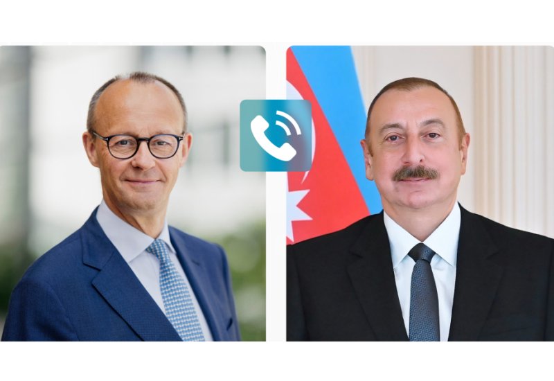 Almaniya Kansleri Prezident İlham Əliyevə zəng edib